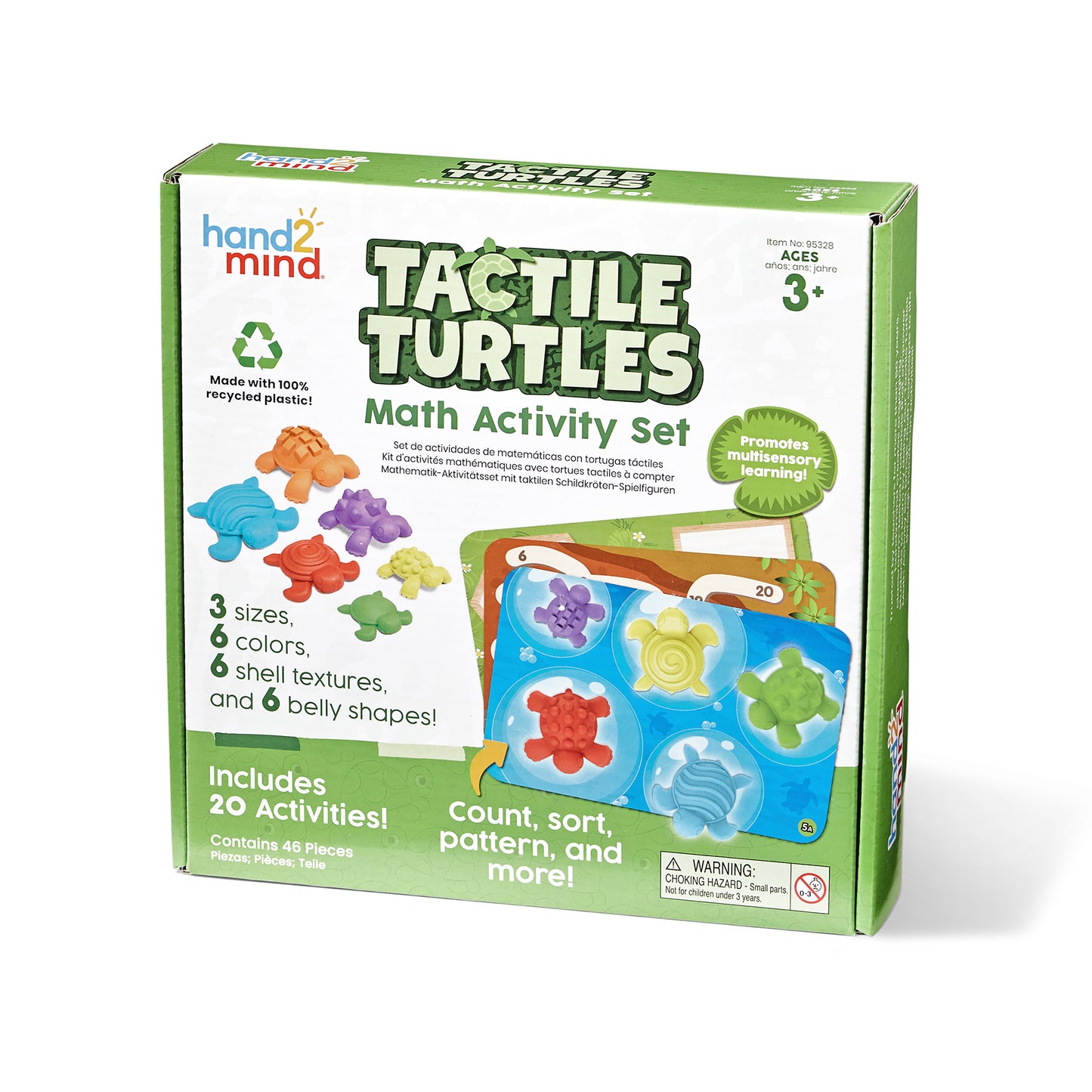 Hand2Mind Tactile Turtles - Educational Math Learning Toy Set