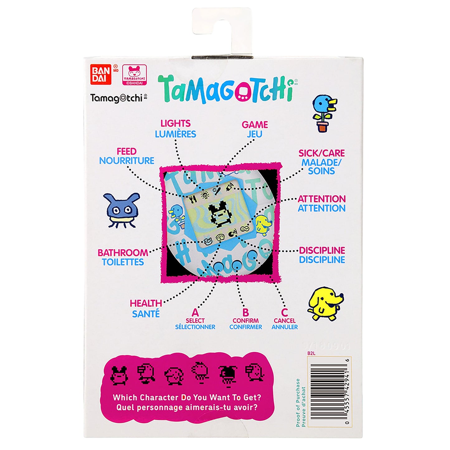 Tamagotchi Original Gen2 Pink Glitter - Interactive Digital Pet