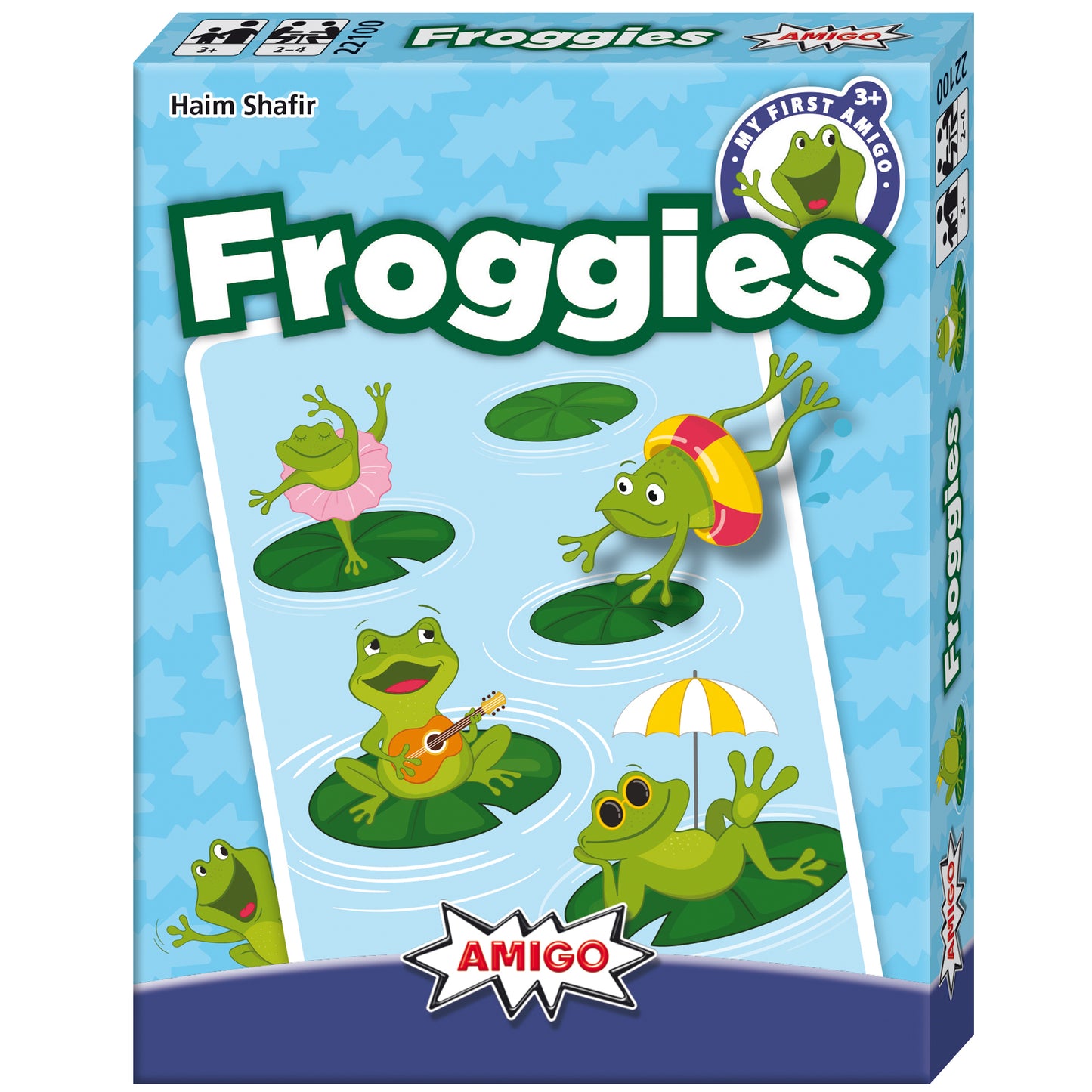 AMIGO Games My First AMIGO Froggies Card Game, Twin Pack