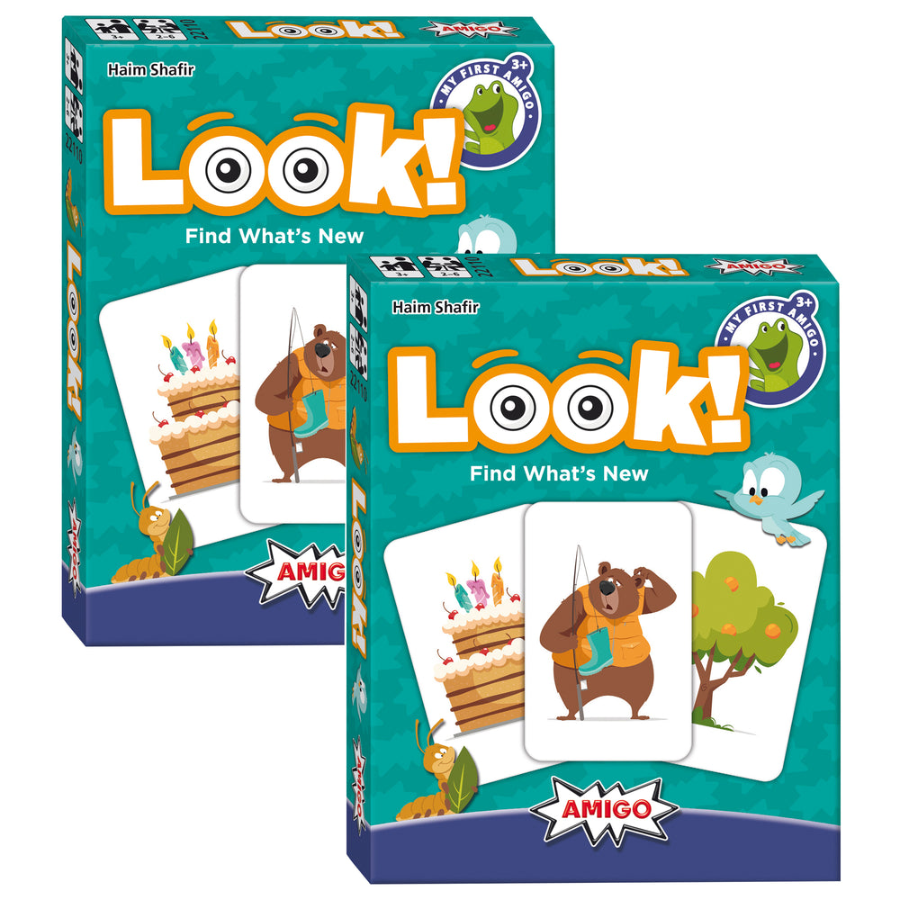 AMIGO My First Look Card Game, Memory Skills Development, Pack of 2