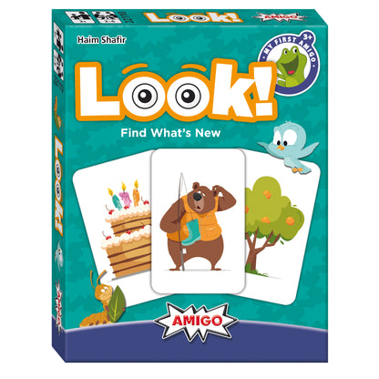 AMIGO My First Look Card Game, Memory Skills Development, Pack of 2