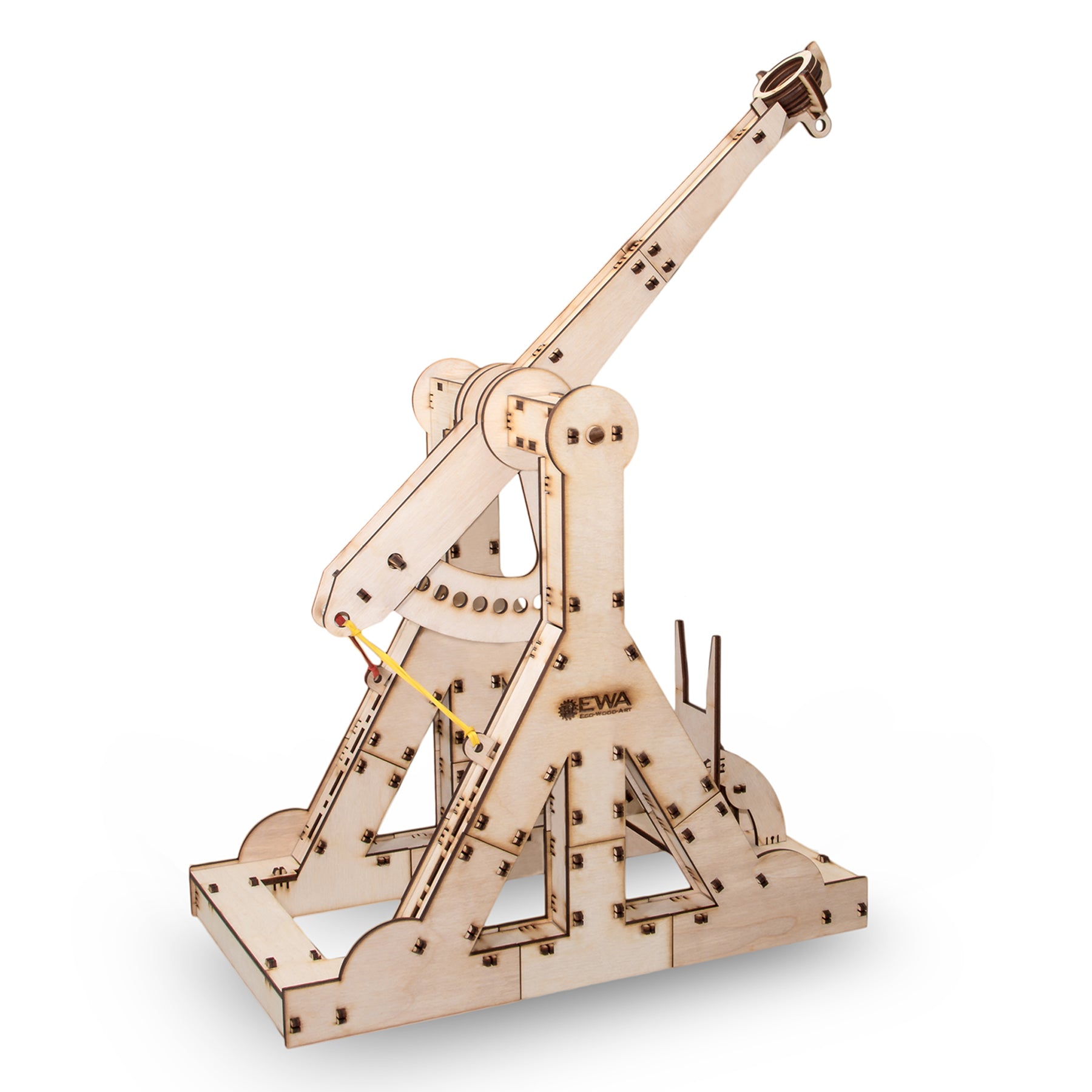 EWA Eco-Wood-Art Trebuchet 3D Wooden STEM Construction Kit