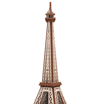 Mr.PLAYWOOD Eiffel Tower Wooden 3D Puzzle - Eco-Friendly STEM Building Kit