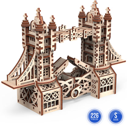 Mr.PLAYWOOD Tower Bridge S 3D Wooden STEM Puzzle