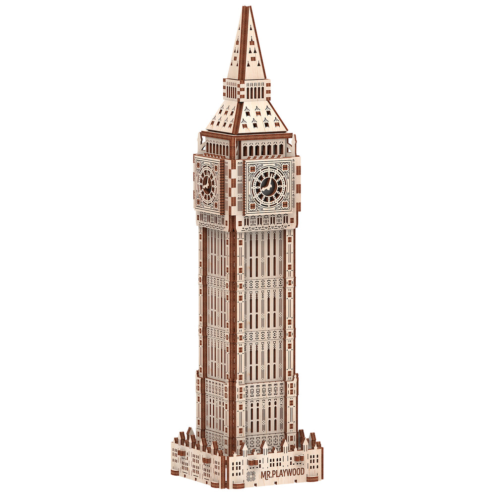 Mr.PLAYWOOD Big Ben 3D Wooden STEM Puzzle