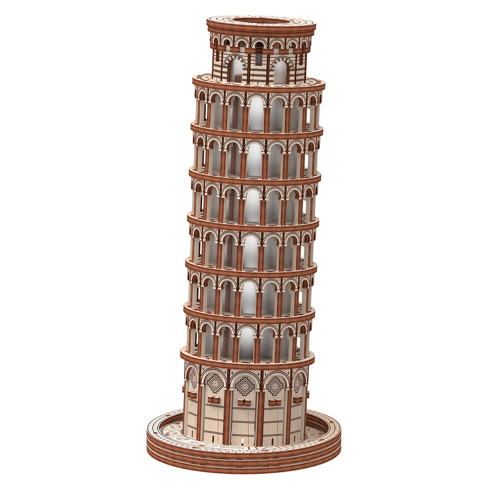 Mr.PLAYWOOD Leaning Tower of Pisa 3D Wooden STEM Puzzle Model