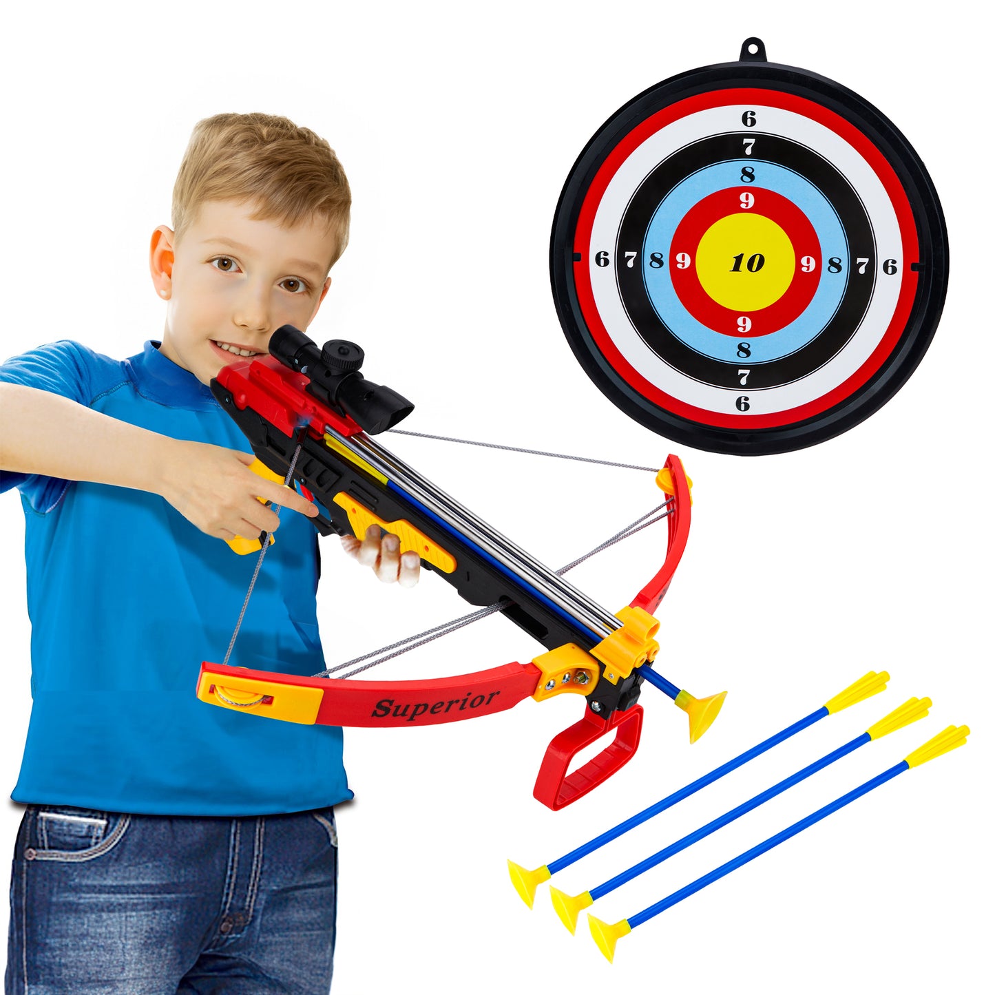 Contixo Kids Archery Crossbow Set with Infrared Sight