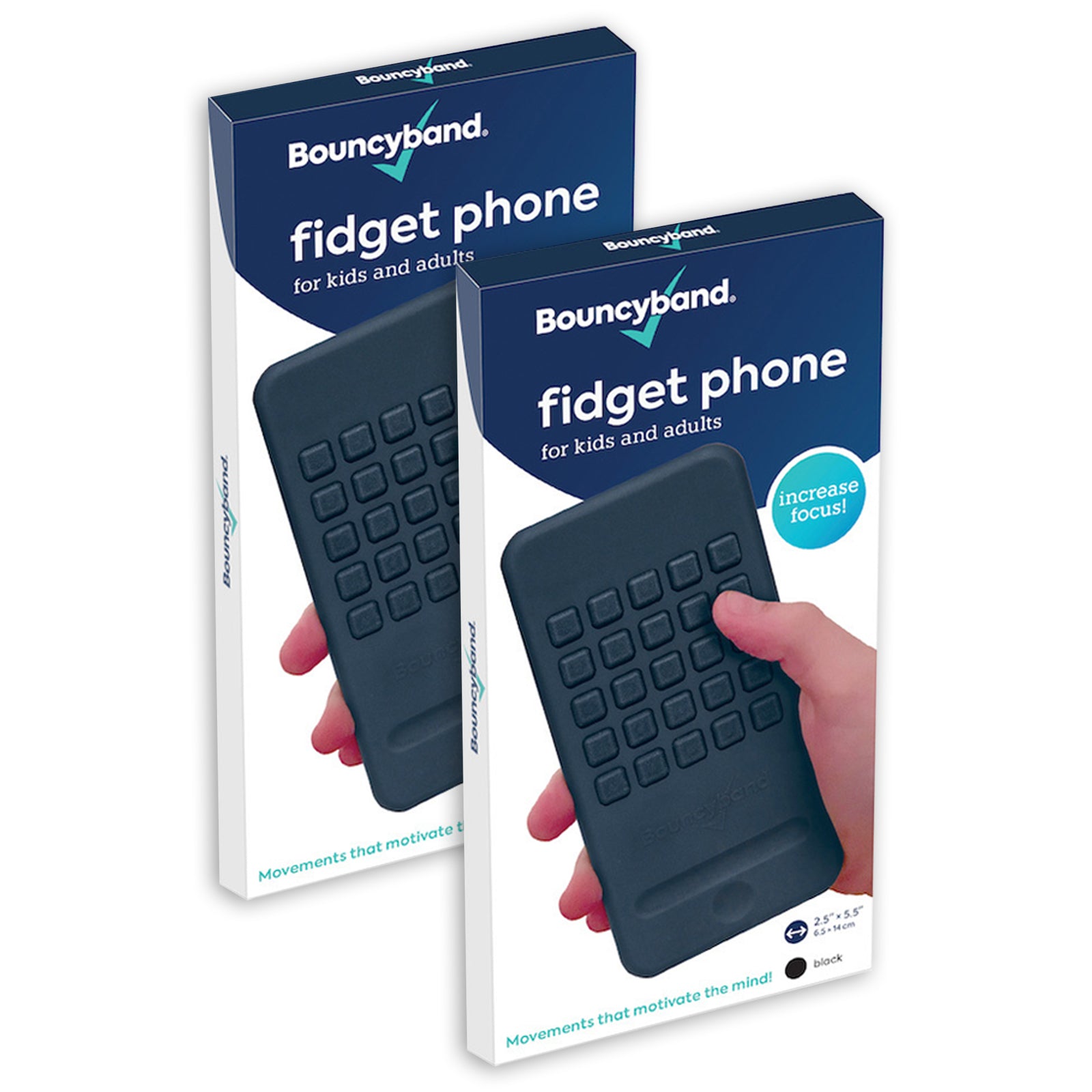 Bouncyband® Fidget Phone Duo Pack - Focus & Fun On-the-Go