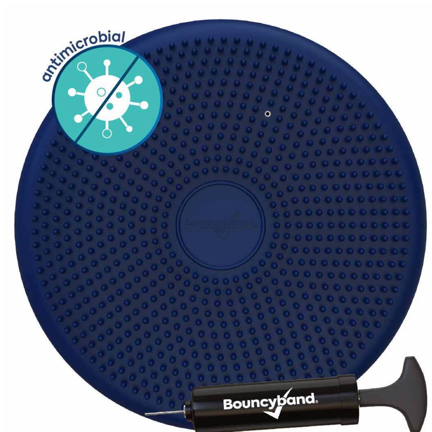 Bouncyband® Little Wiggle Antimicrobial Seat Cushion, Blue 10.75"