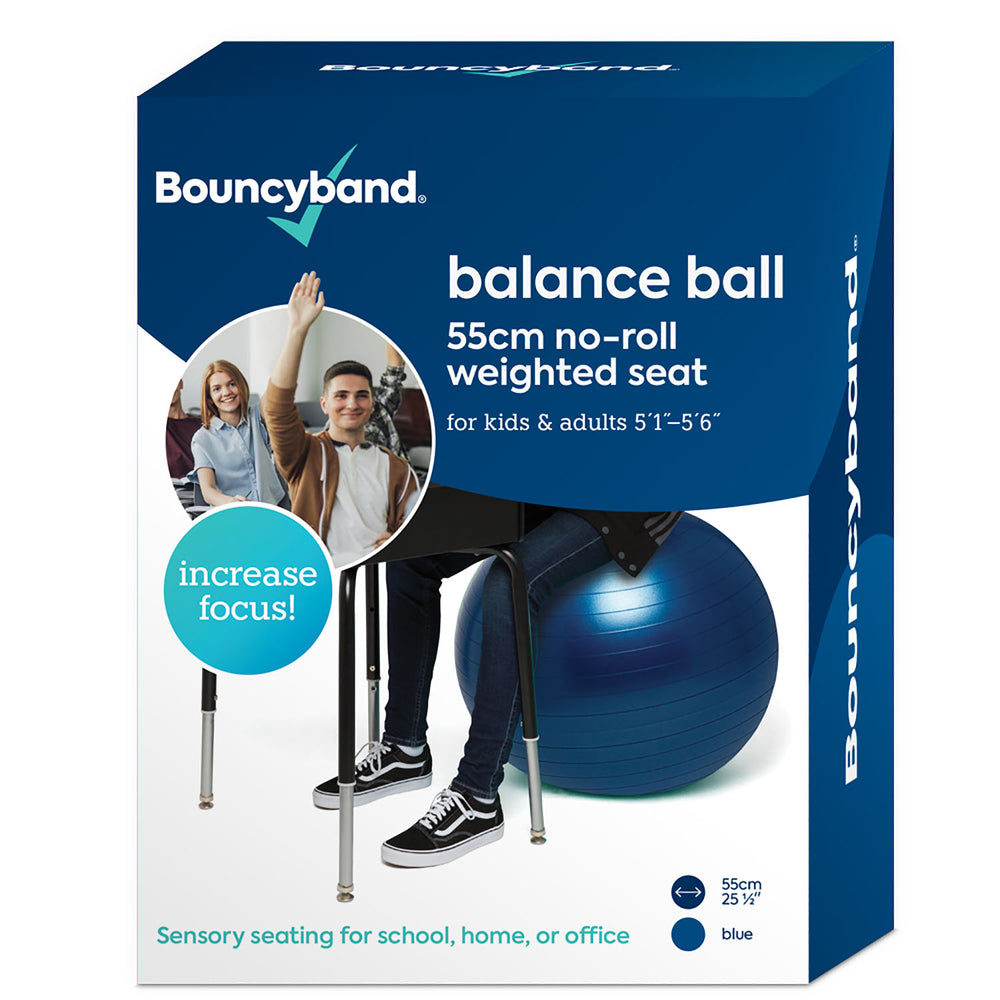 Bouncyband® Balance Ball, 55cm – Blue: Enhance Focus & Fitness!