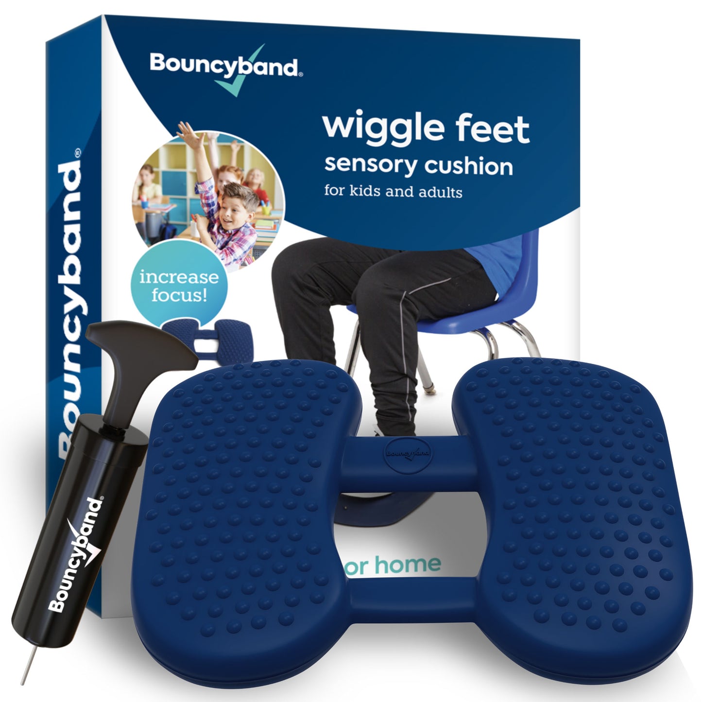 Bouncyband® Wiggle Feet Sensory Cushion: Focus & Fun in Motion