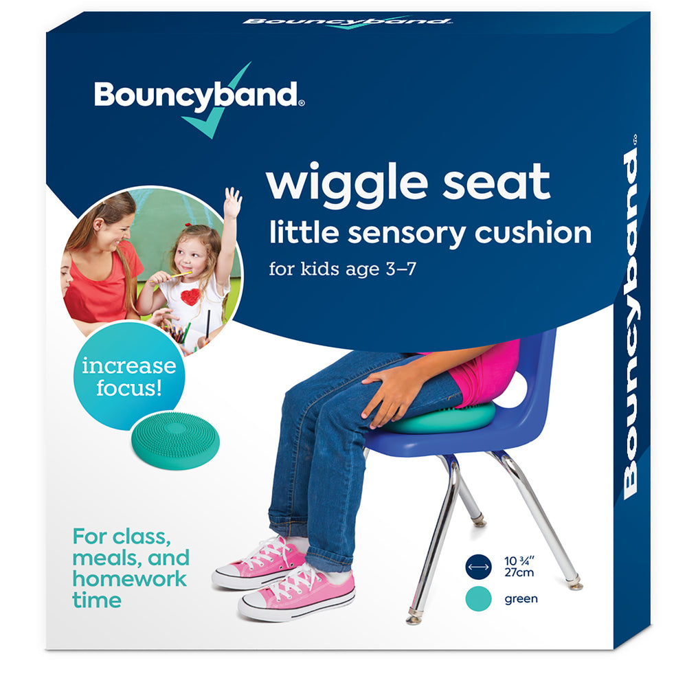 Bouncyband Little Wiggle Seat Sensory Cushion, Mint - Calming Movement for Kids