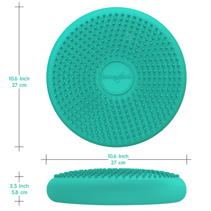 Bouncyband Little Wiggle Seat Sensory Cushion, Mint - Calming Movement for Kids