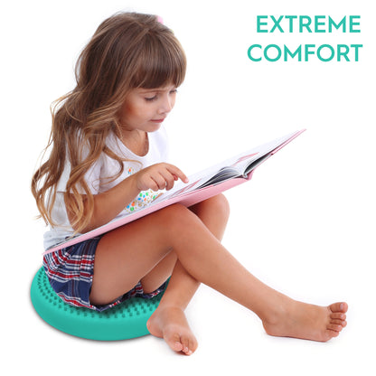 Bouncyband Little Wiggle Seat Sensory Cushion, Mint - Calming Movement for Kids