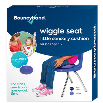 Bouncyband Little Wiggle Seat Sensory Cushion, Playful Purple