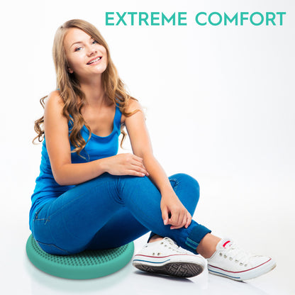 Bouncyband Big Wiggle Seat Sensory Cushion in Mint - Movement & Focus for Kids!