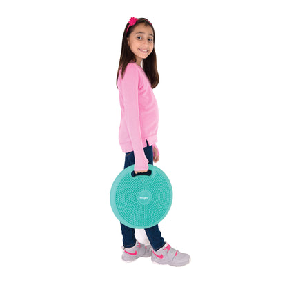 Bouncyband Portable Wiggle Seat Sensory Cushion, Energizing Green