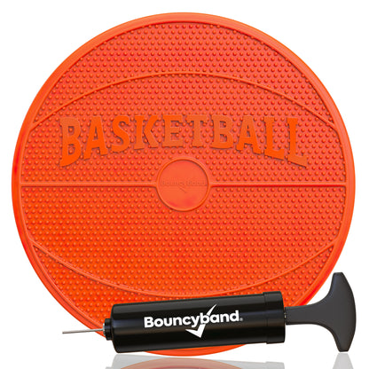 Bouncyband Wiggle Seat Sensory Cushion - Orange Basketball Design