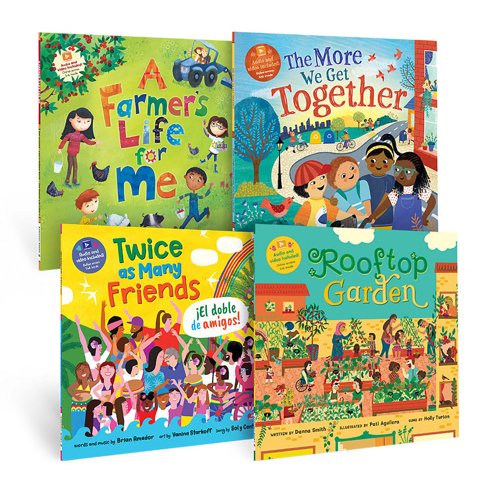 Barefoot Books 1st Grade 4-Piece Friendship and Community Singalong Set