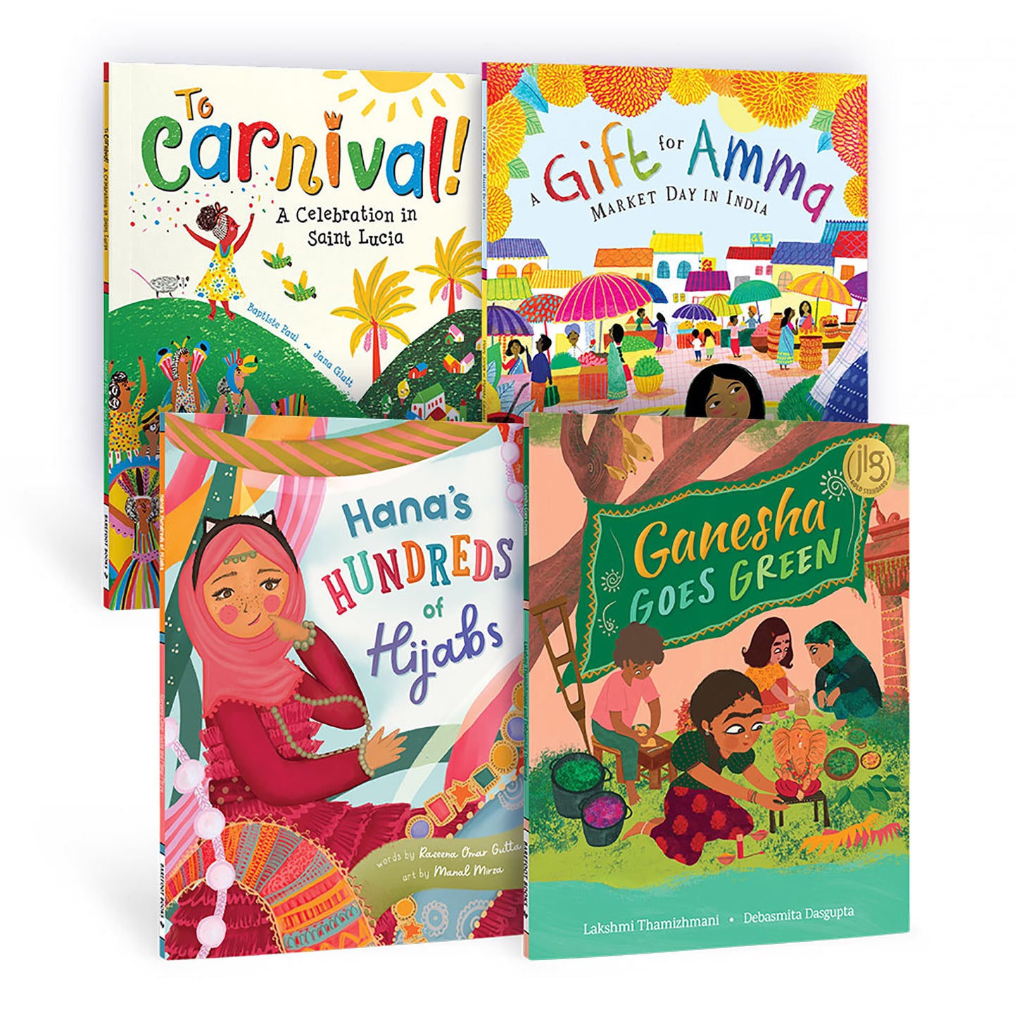 Barefoot Books 1st Grade Diverse Stories Book Set of 4