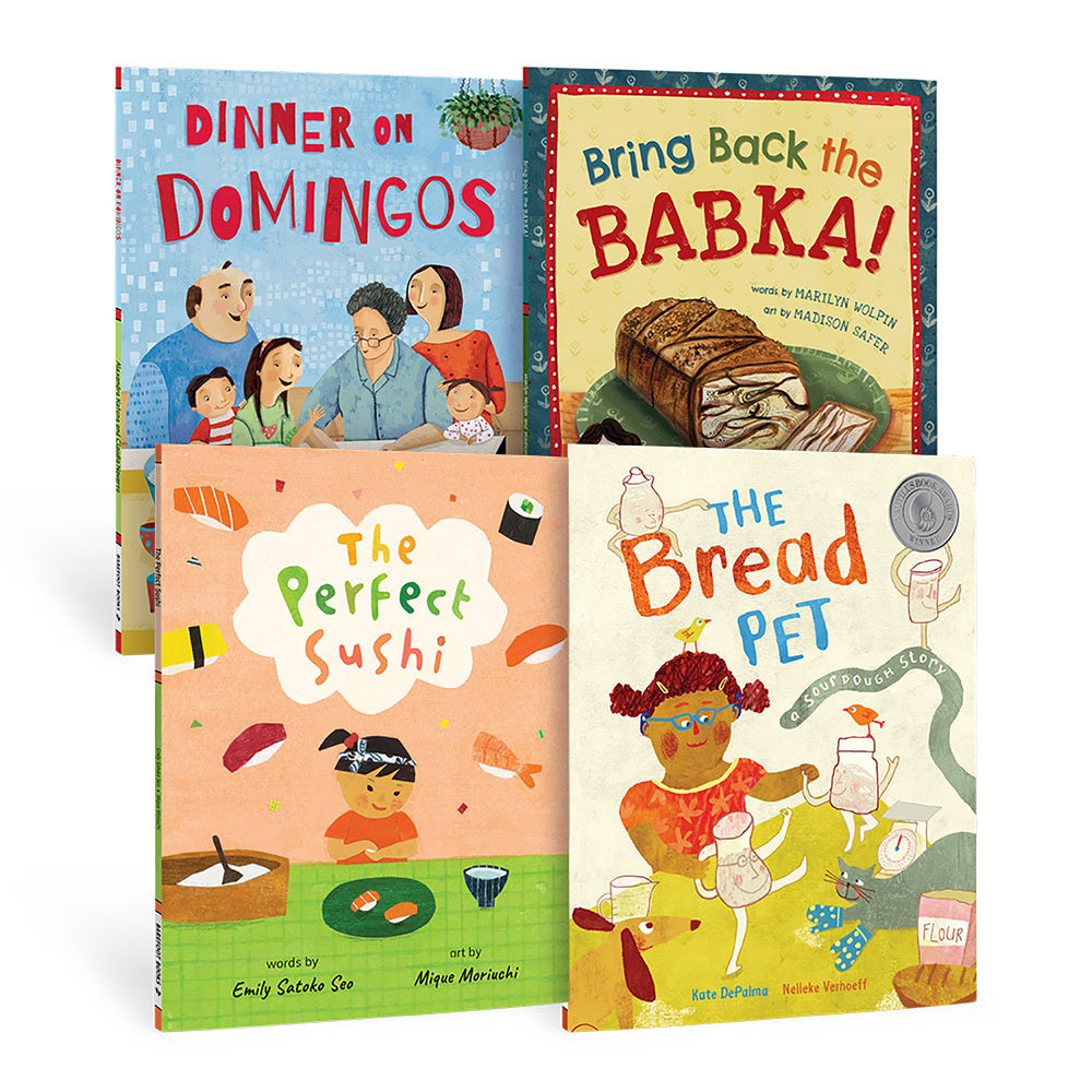 Barefoot Books 2nd Grade Food & Family 4-Book Bundle