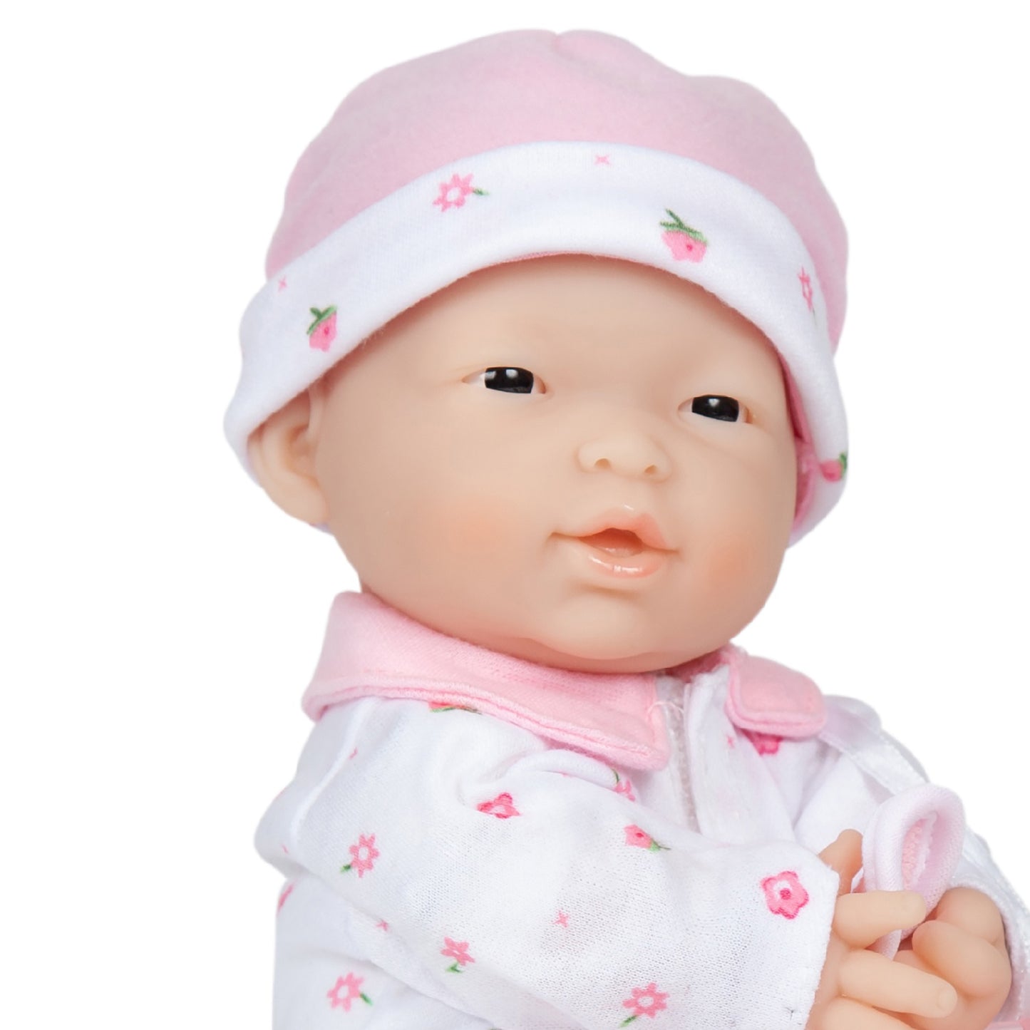 JC Toys La Baby - 11-inch Soft Baby Doll with Pink Outfit and Accessories