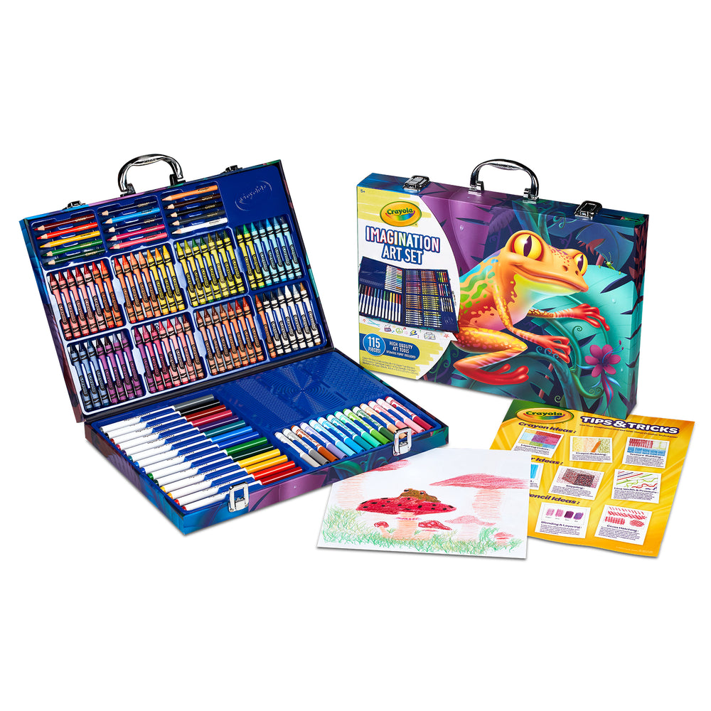 Crayola Imagination Art Case - Colorful Essentials Kit, 115 Pieces