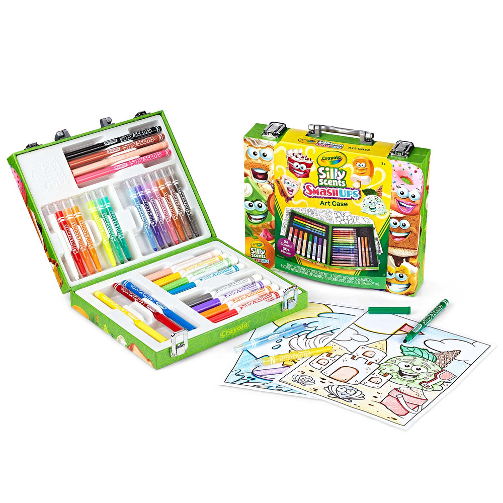 Crayola Silly Scents Mini Inspiration Art Case - Scented Markers & Crayons