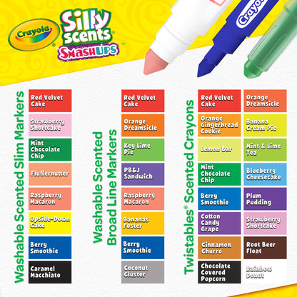 Crayola Silly Scents Mini Inspiration Art Case - Scented Markers & Crayons