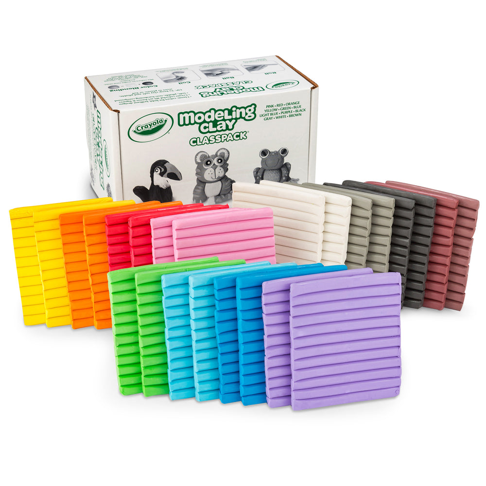 Crayola Modeling Clay Classpack - Assorted Colors, 24 Sets