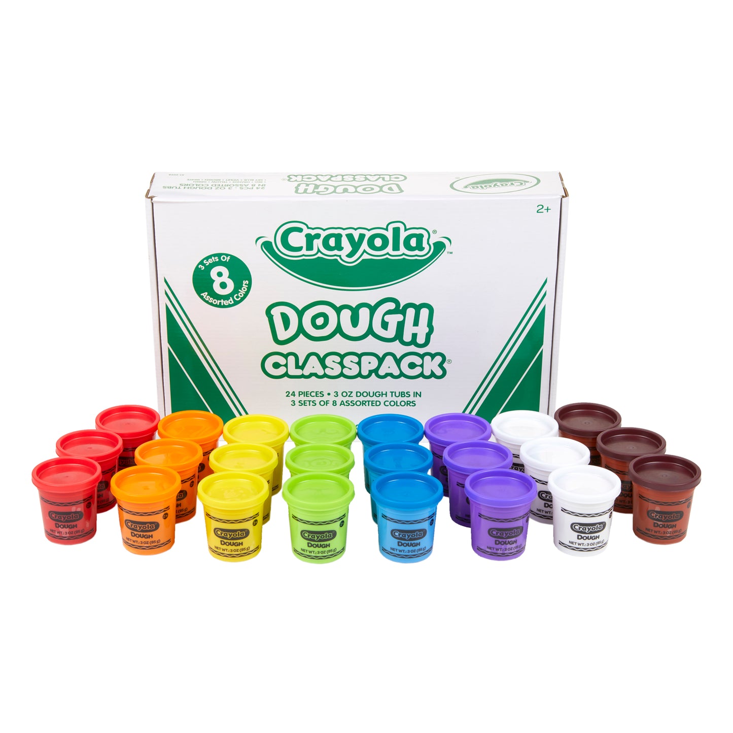 Crayola Classpack Assorted Colors Dough Set - 24 Count, 3 oz Tubs