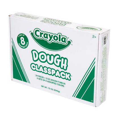 Crayola Classpack Assorted Colors Dough Set - 24 Count, 3 oz Tubs