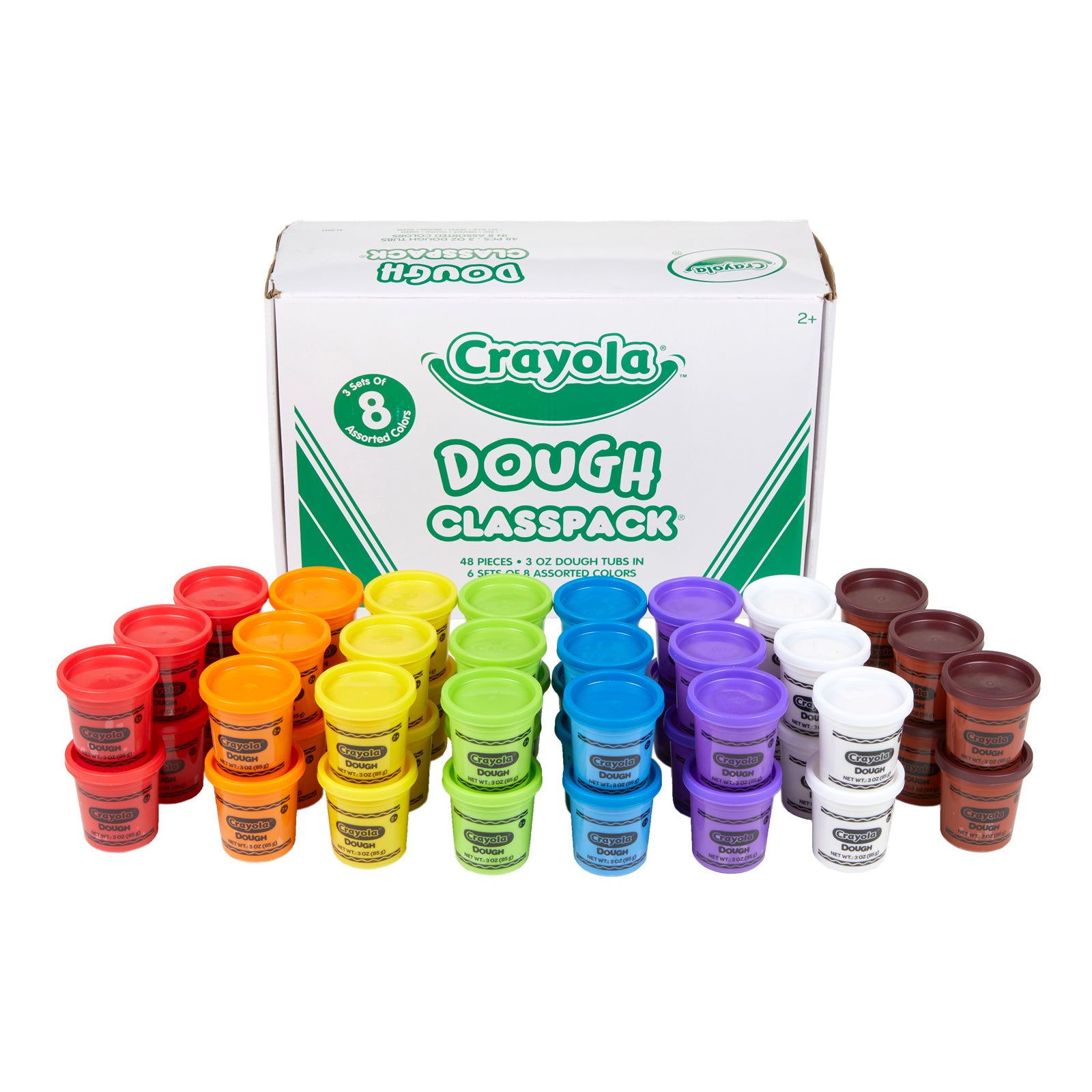 Crayola Dough Classpack - Assorted Colors, 3 oz., 48 Count