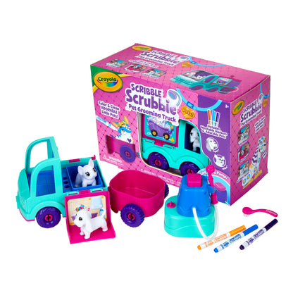 Crayola Scribble Scrubbie Pets Grooming Truck Playset