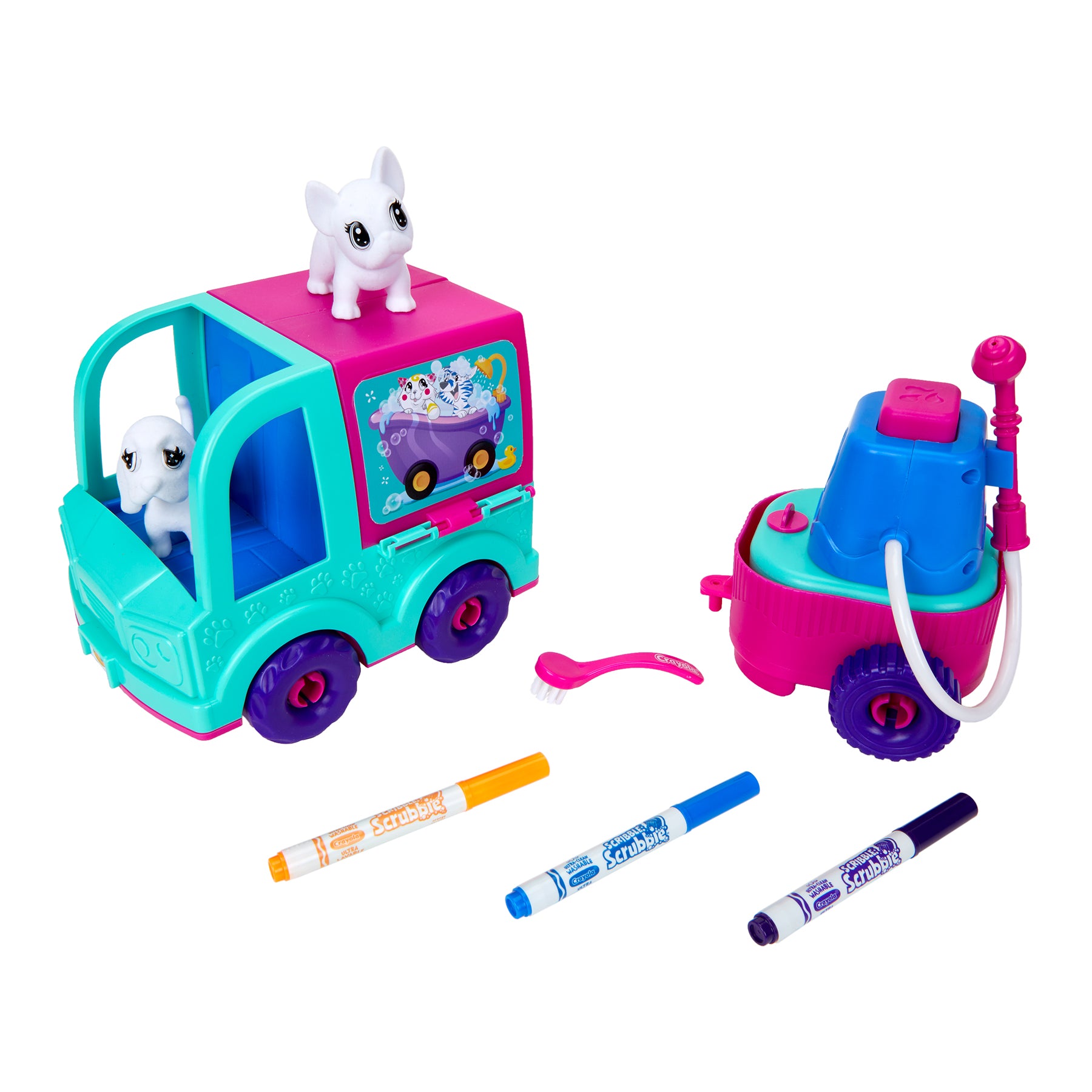 Crayola Scribble Scrubbie Pets Grooming Truck Playset