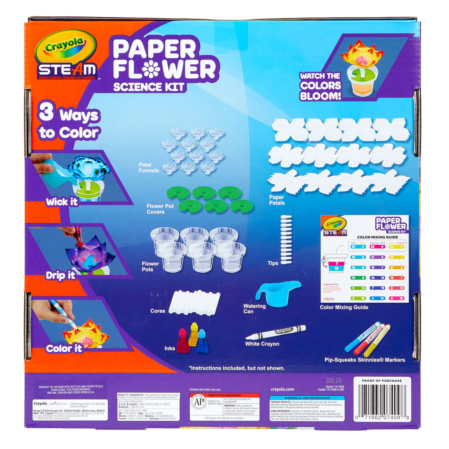 Crayola STEAM Paper Flower Science Kit