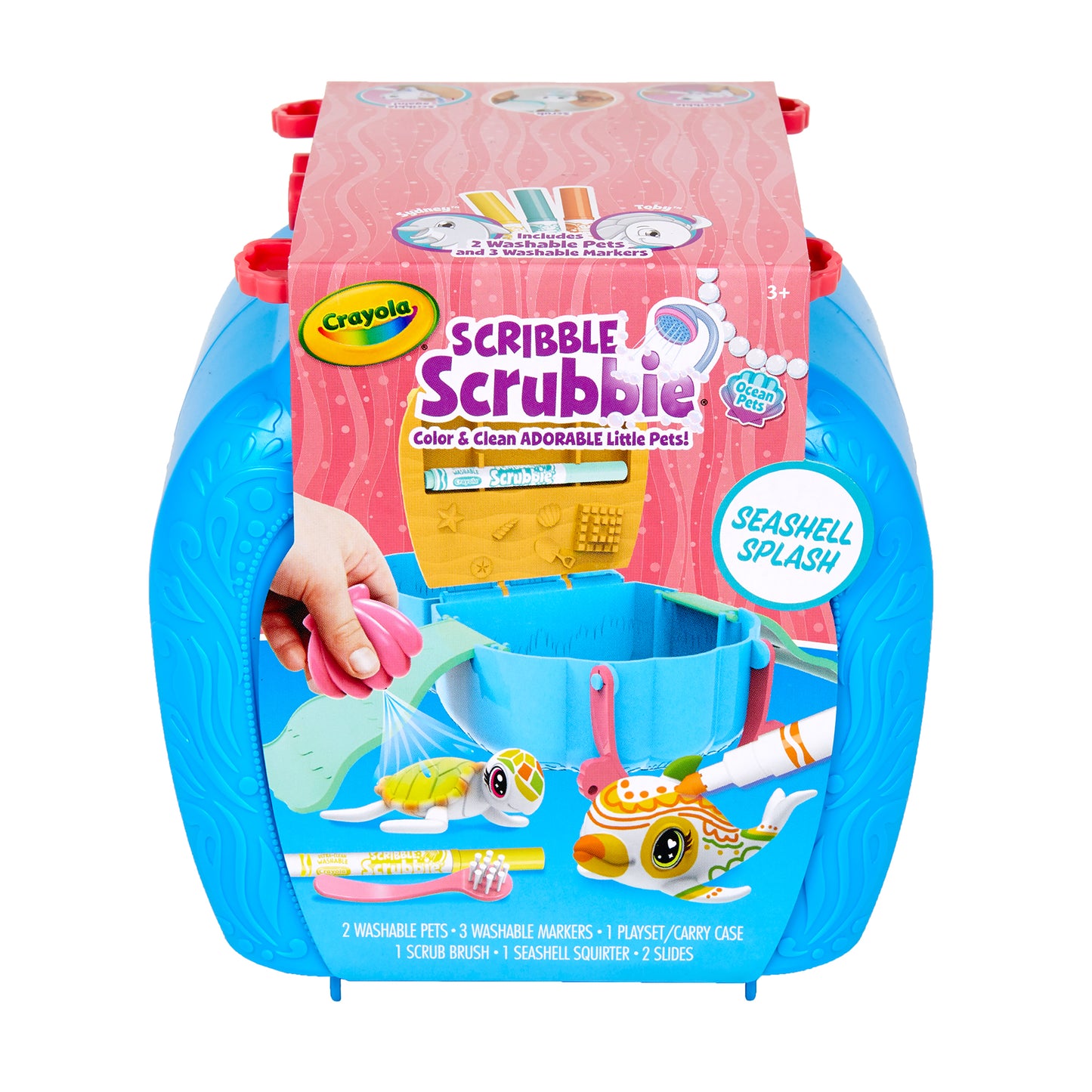 Crayola Scribble Scrubbie Ocean Pets Playset - Seashell Splash