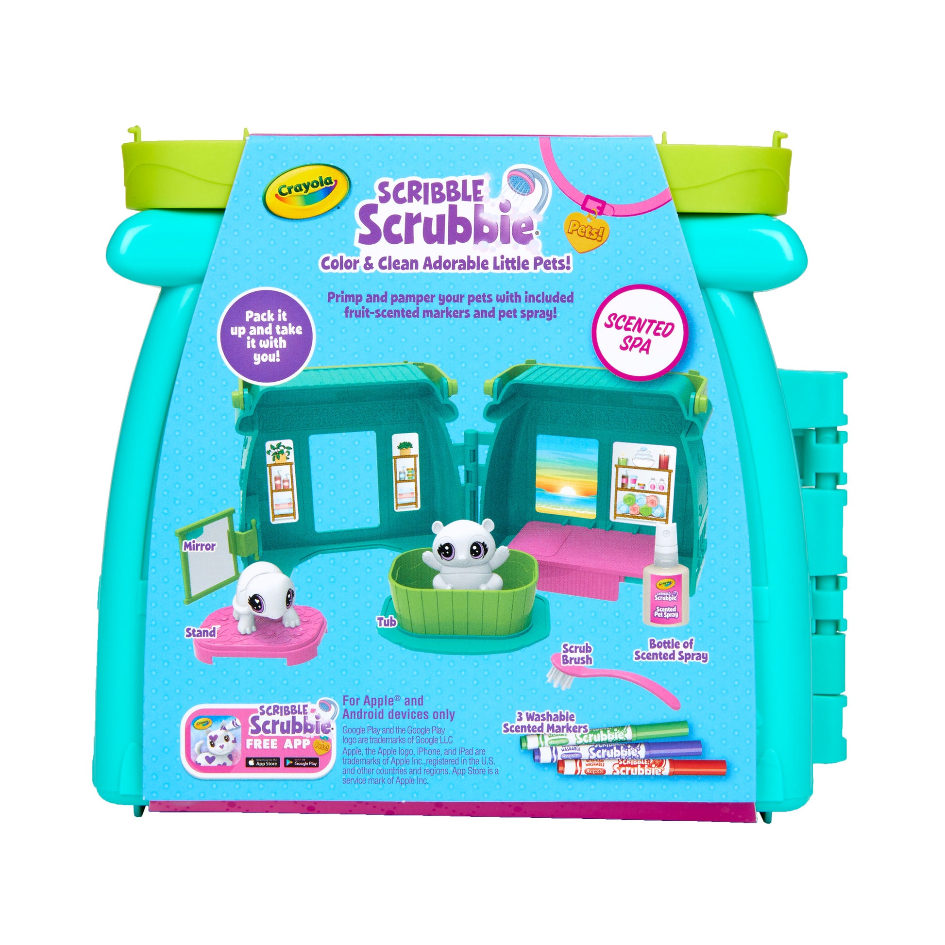 Crayola Scribble Scrubbie Pets Scented Spa Playset