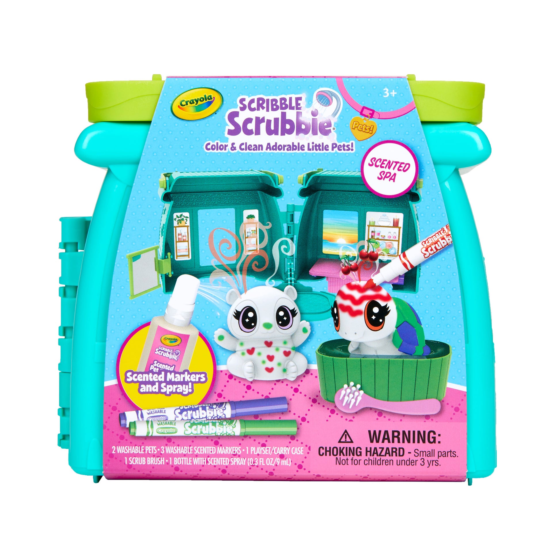 Crayola Scribble Scrubbie Pets Scented Spa Playset