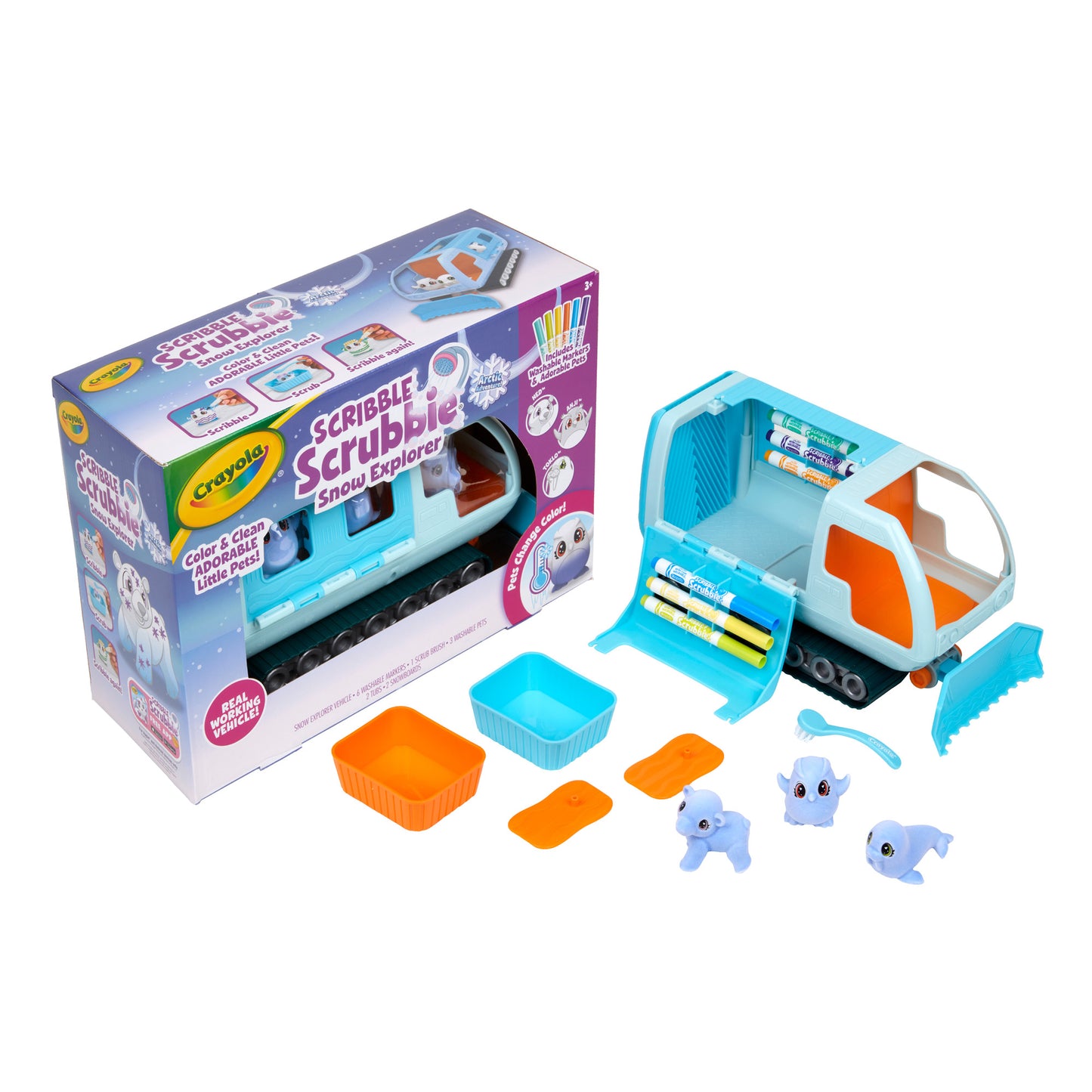 Crayola Scribble Scrubbie Pets Arctic Snow Explorer Set