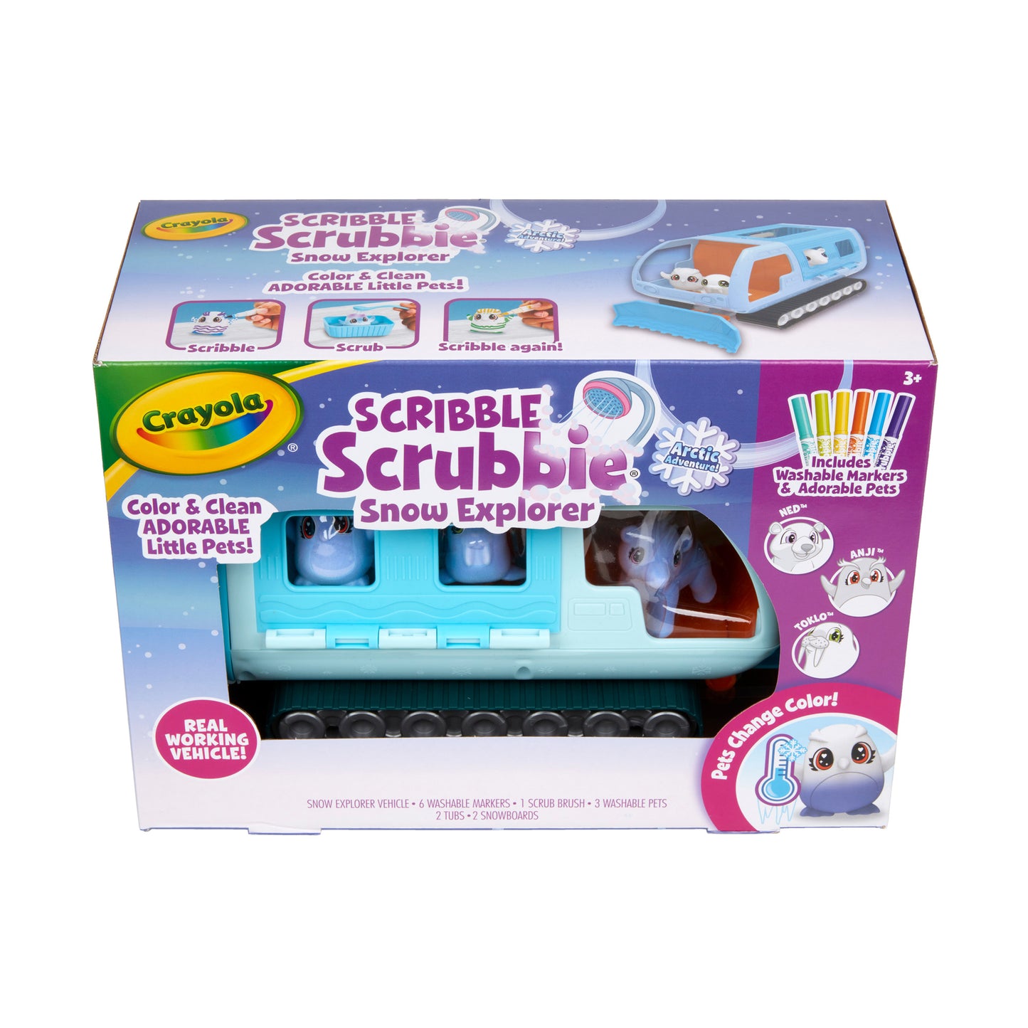 Crayola Scribble Scrubbie Pets Arctic Snow Explorer Set