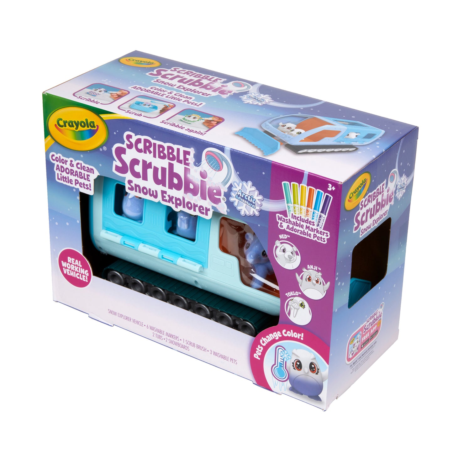 Crayola Scribble Scrubbie Pets Arctic Snow Explorer Set