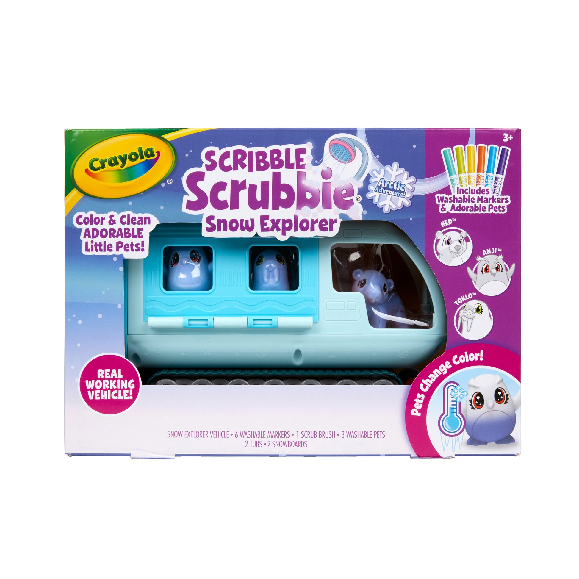 Crayola Scribble Scrubbie Pets Arctic Snow Explorer Set