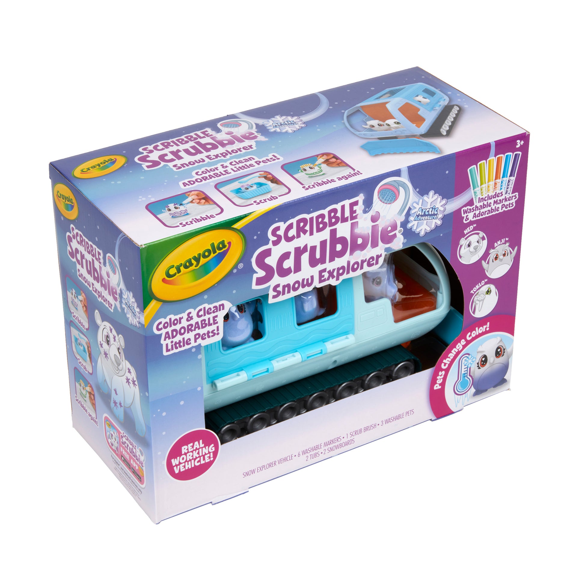 Crayola Scribble Scrubbie Pets Arctic Snow Explorer Set