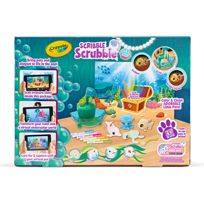 Crayola Scribble Scrubbie Ocean Pets Glow Lagoon Playset