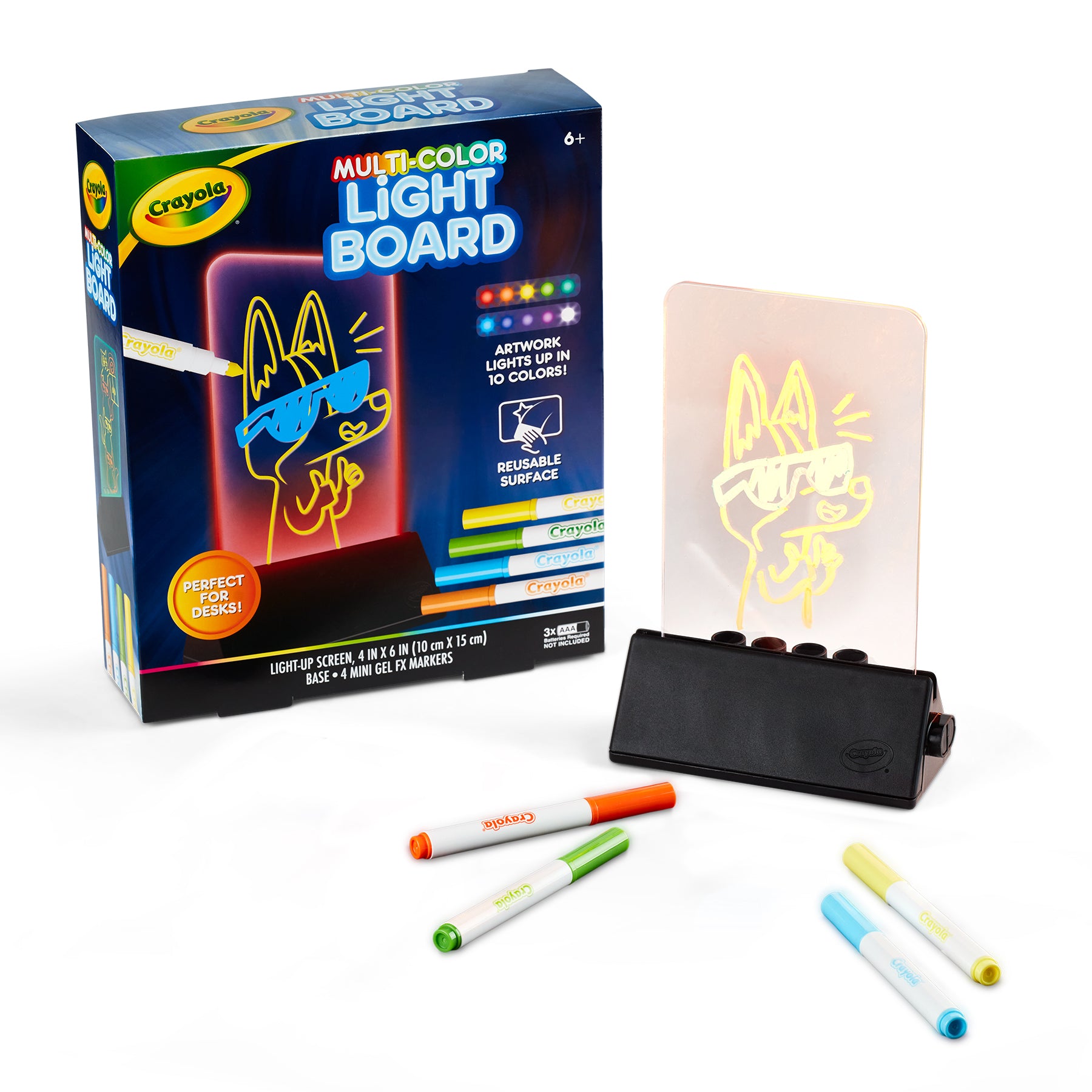 Crayola Multi-Color Light Board Drawing Tablet - Vibrant Colors