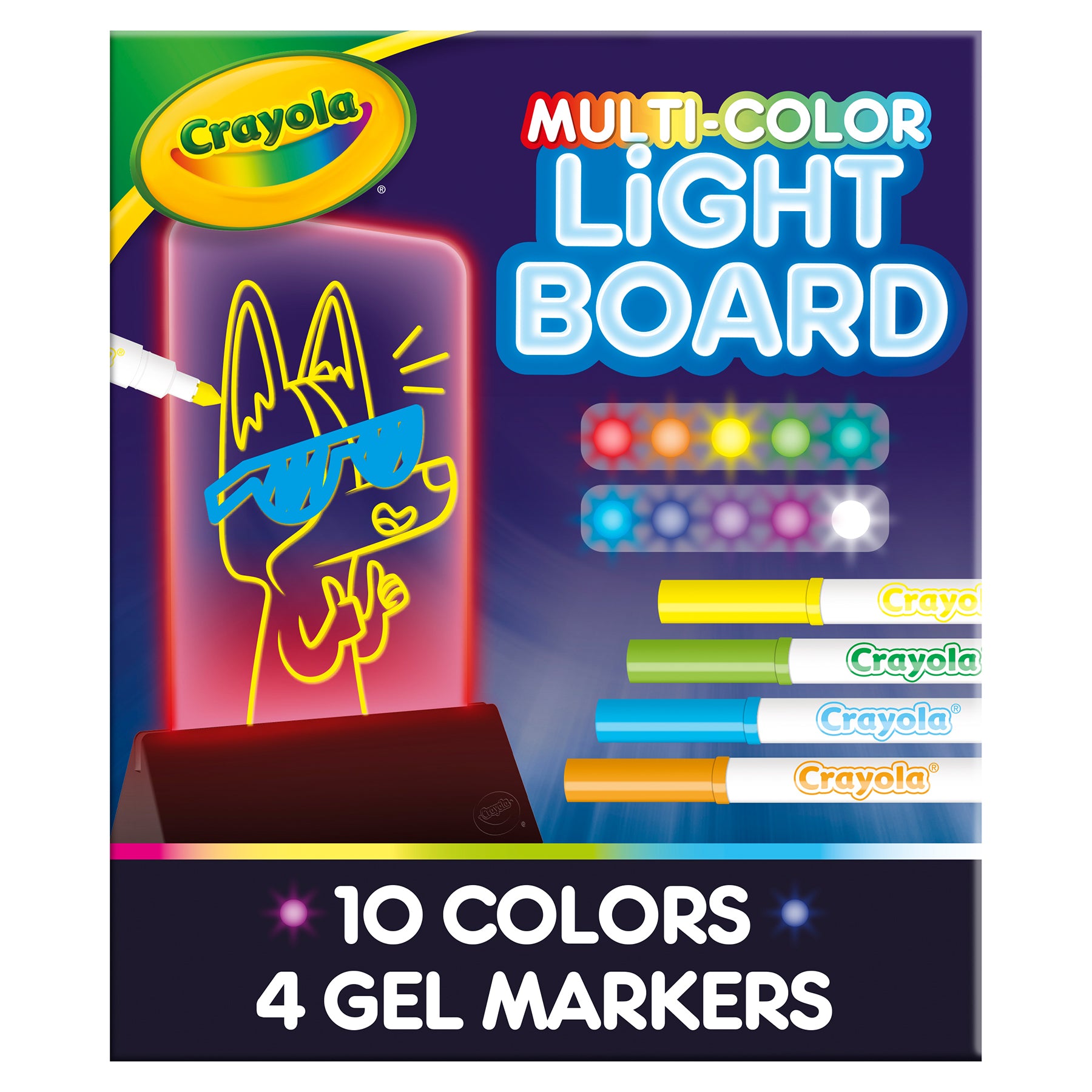 Crayola Multi-Color Light Board Drawing Tablet - Vibrant Colors