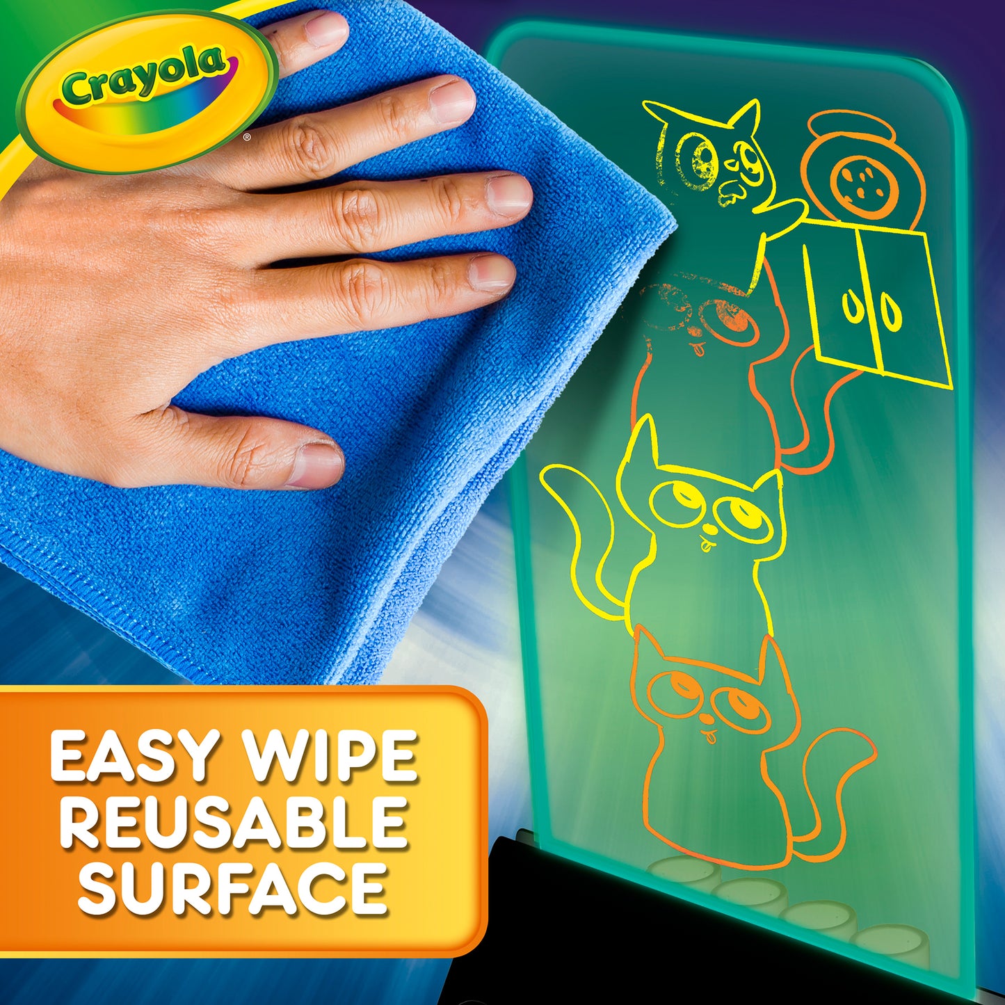 Crayola Multi-Color Light Board Drawing Tablet - Vibrant Colors