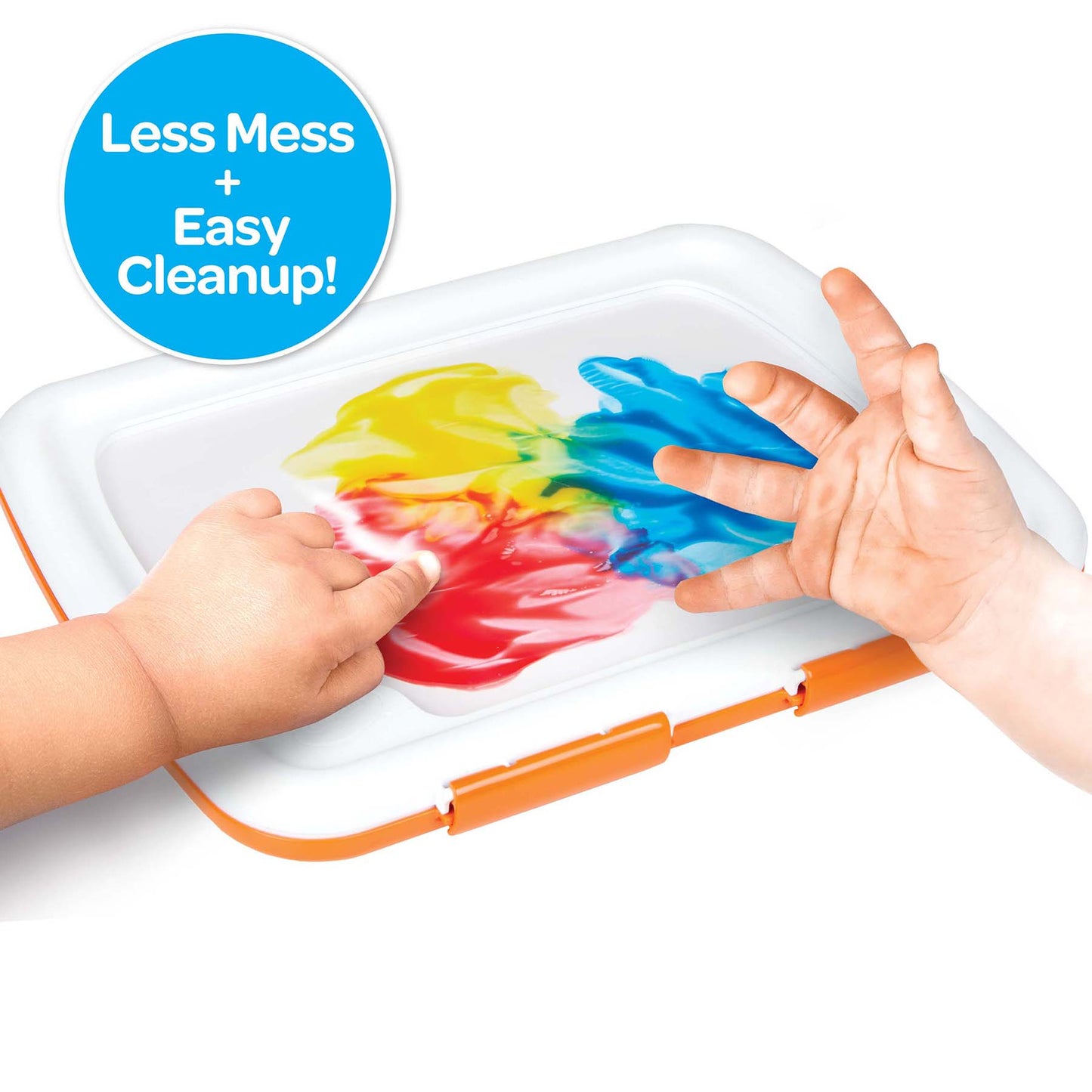 Crayola Easy-Clean Fingerpaint Set - Vibrant Toddler Art Kit