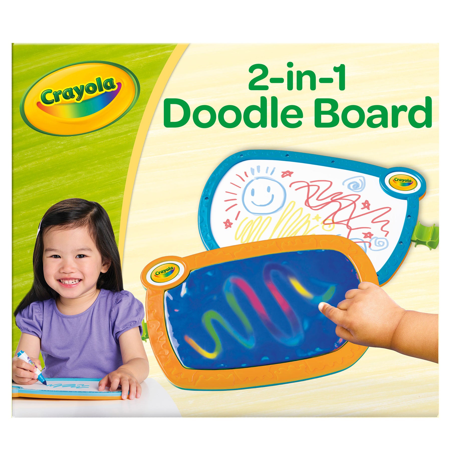 Crayola Double Doodle Board for Young Kids - Dual-Sided Drawing Tablet